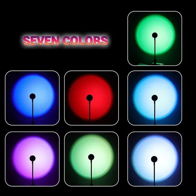 LED Sunset Projection Light
