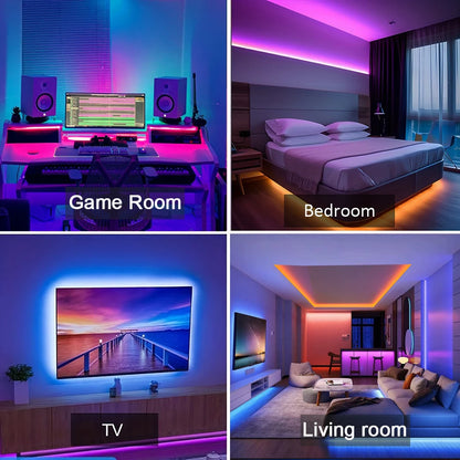 RGB LED Strip Lights with App Control