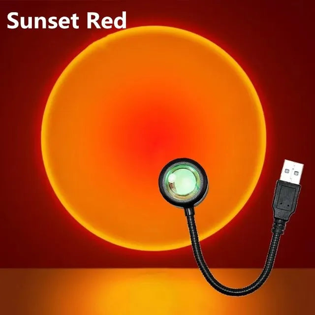 LED Sunset Projection Light