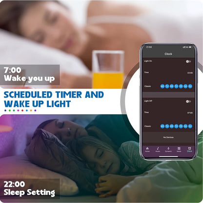 RGB LED Strip Lights with App Control
